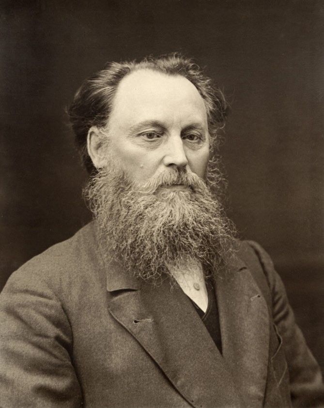 Head-and-shoulders portrait of Hans Leoke in later life, with a long beard.