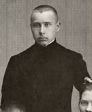 Peeter at 18, in his school uniform, in the 1910 family photograph.