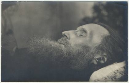 Hans Leoke on his deathbed, August 1919. Viljandi Museum, VMF 75 F 3887.
