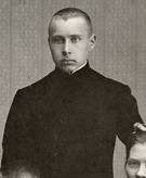 Peeter at 18, in his school uniform, in the 1910 family photograph.