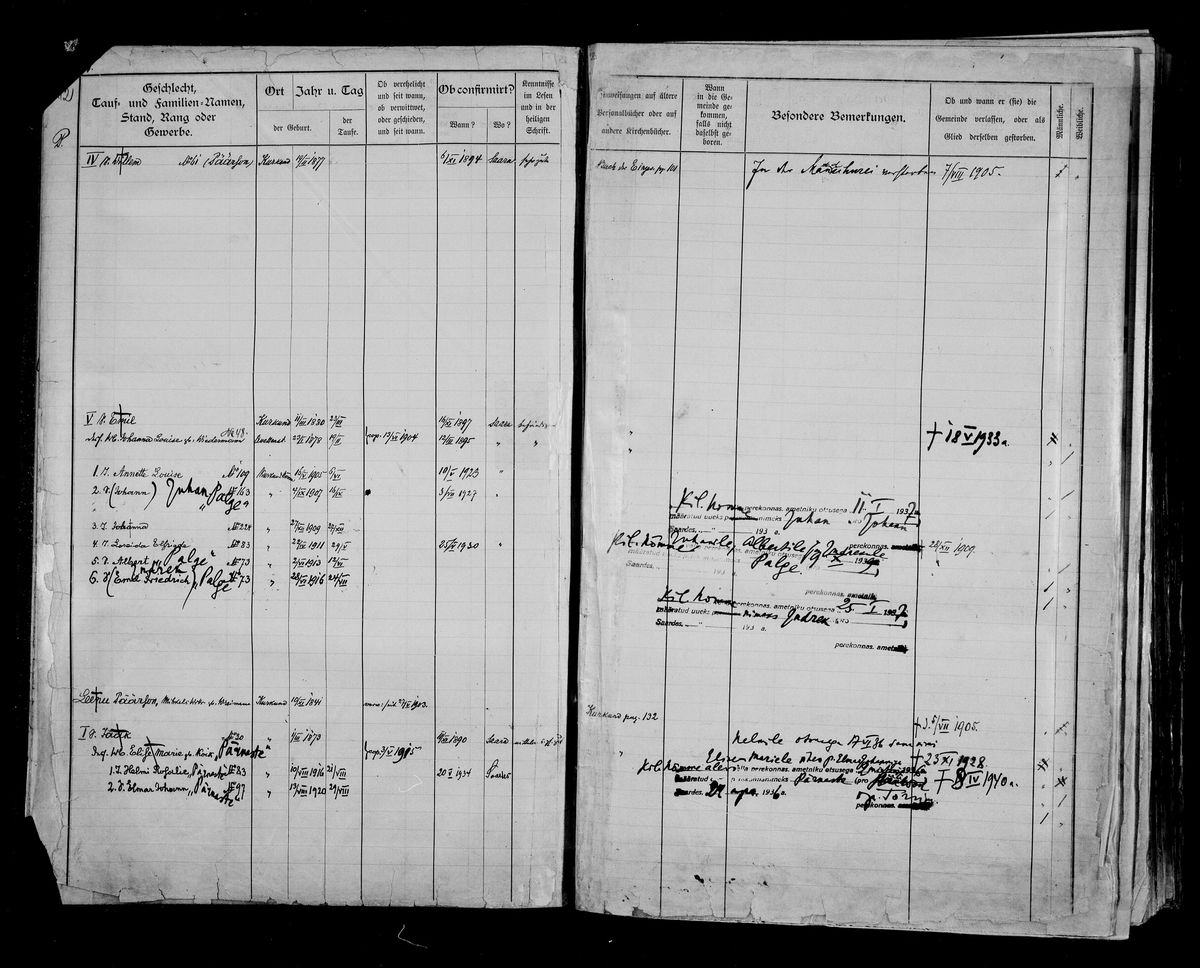 Scan of Saarde household books: Koik pages 3 of 7 (Jaan Koik b. 1842 and family)