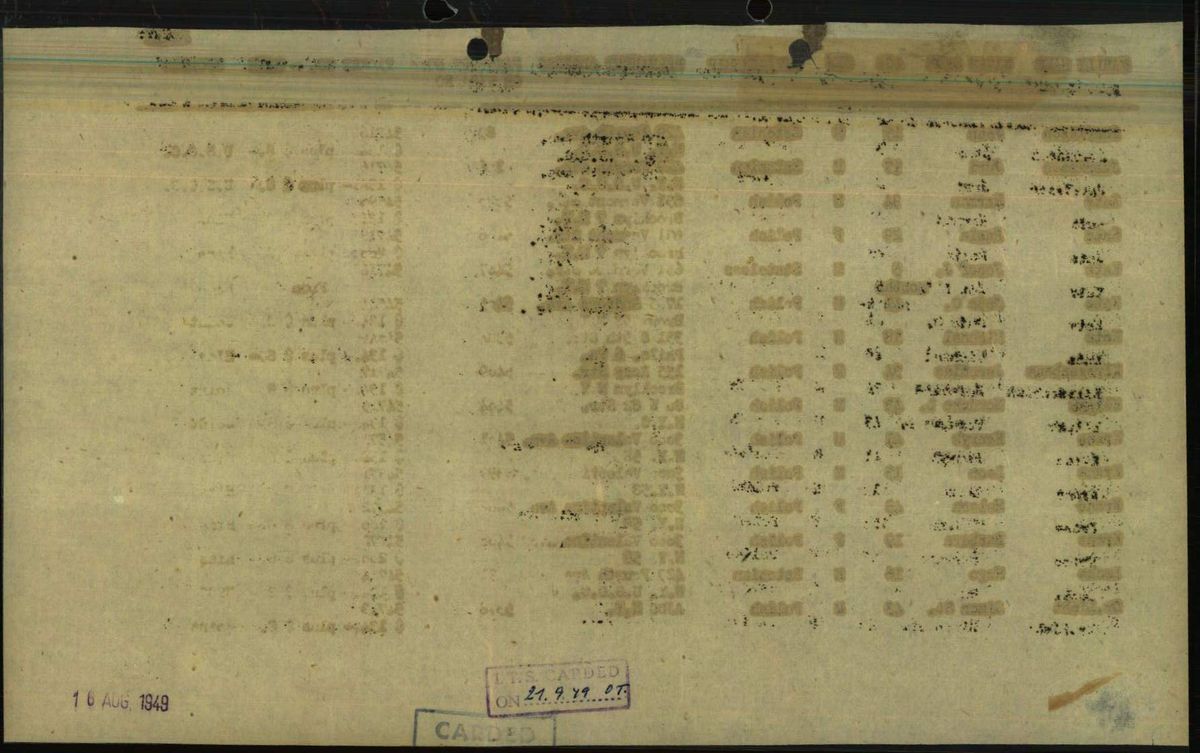 Scan of USCC emigration list: back
