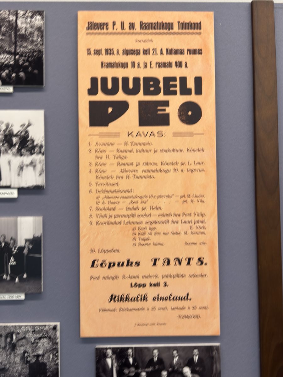 Viljandi Museum display, set 2 no. 6