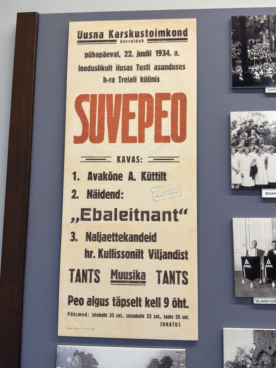 Viljandi Museum display, set 2 no. 10