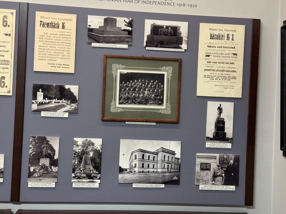 Viljandi Museum display, set 4 no. 4