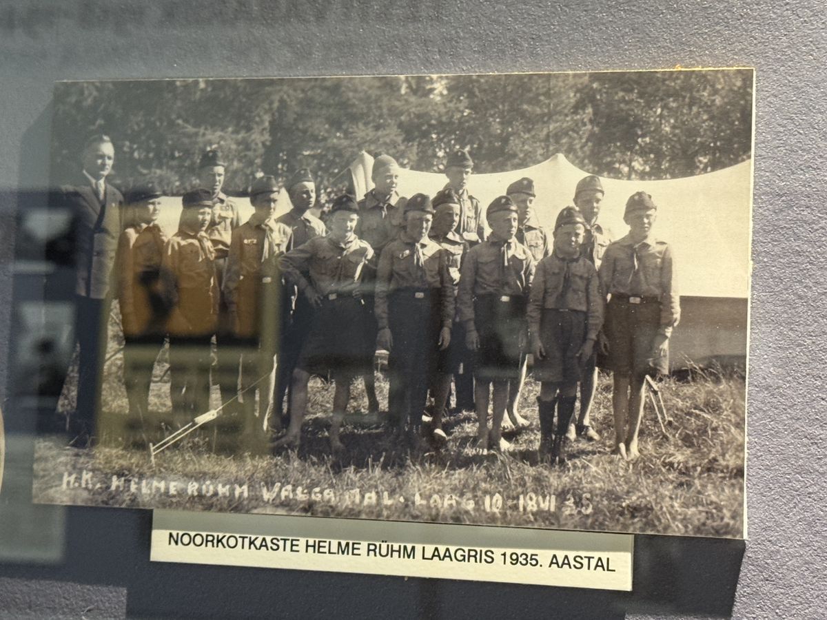 Viljandi Museum display, set 4 no. 12: Young Eagles Helme 1935