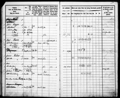 Helme household books: Koik pages 1 of 13 (other Koik families)
