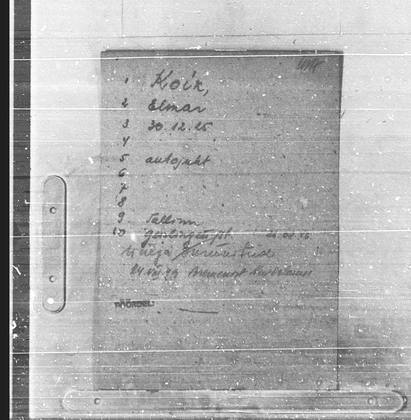 Elmar Koik: b. 30.12.25, driver (autojuht), Tallinn; Geislingen 24.08.46(?); 24.VII.49 departure (low confidence) (ERA.4942.4.6 img 2125)