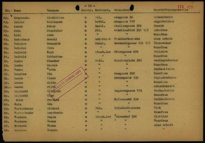 Windsheim foreigners list p29: Leokes at Brenkgasse 335 (ITS 029)