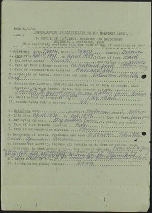 Linda Leoke: UNRRA review p2, Tartu, mother's farm, deported 1942